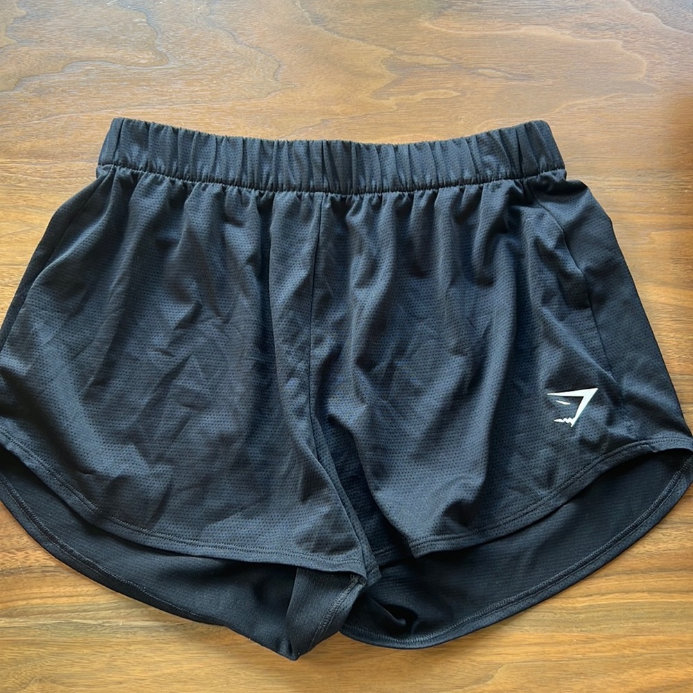 Black gymshark shorts